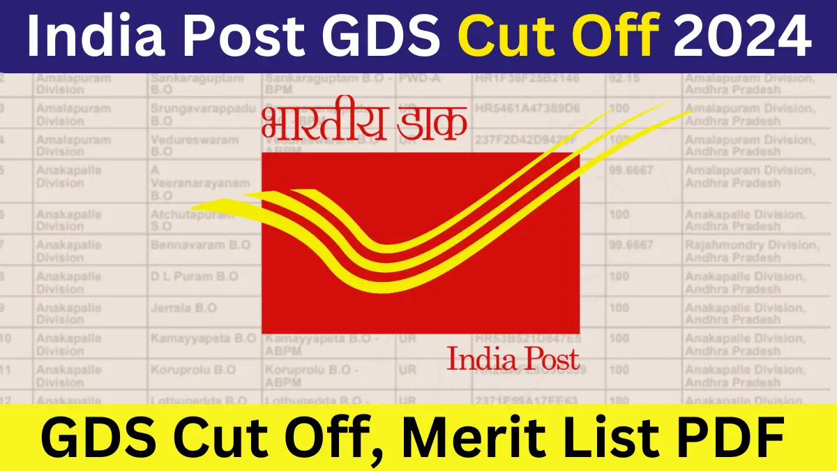 India Post GDS Cut Off 2024