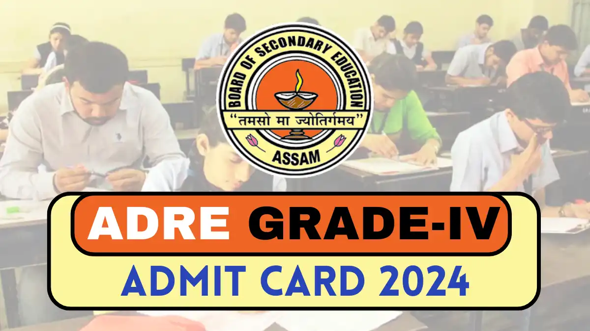 ADRE Grade 4 Admit Card 2024 Link