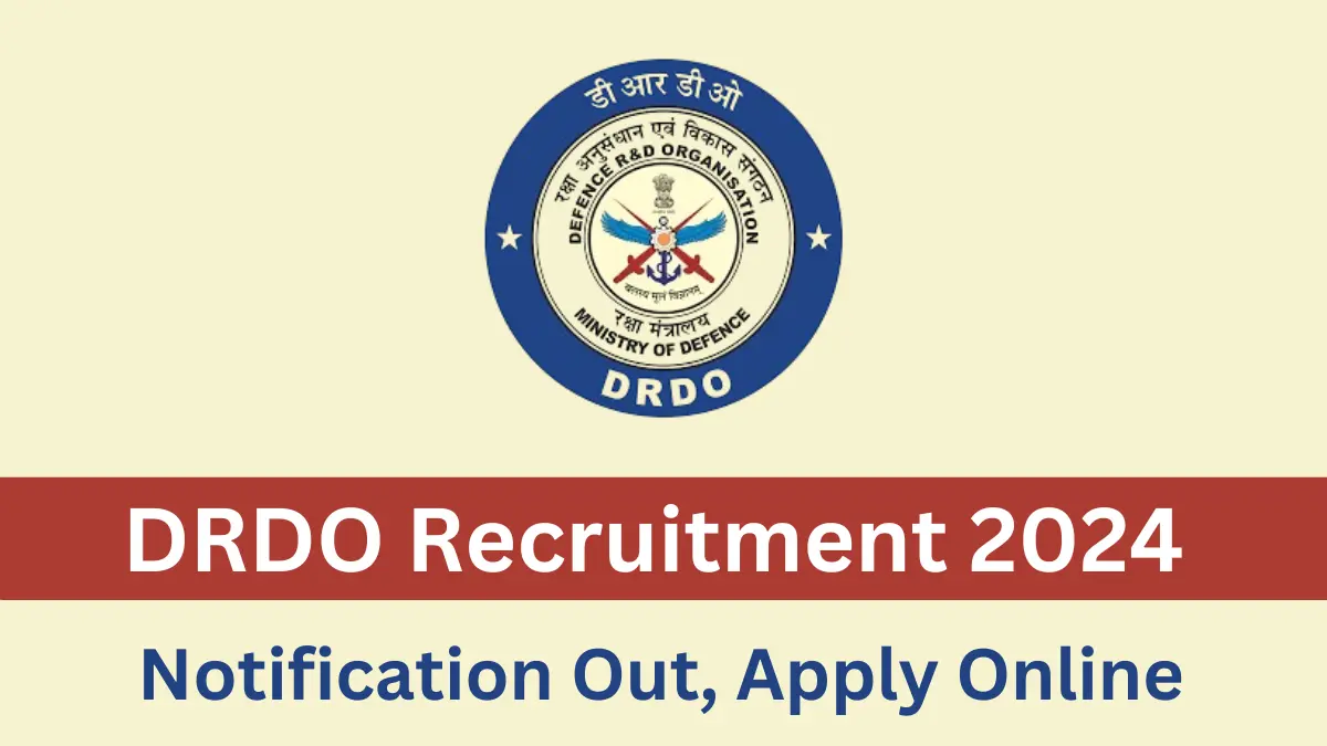 DRDO Recruitment 2024 Notification PDF