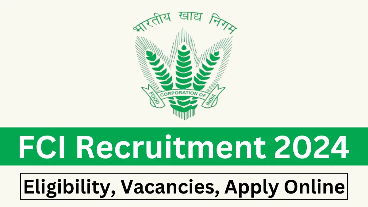 FCI Recruitment 2024 Notification