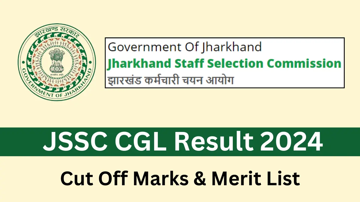 JSSC CGL Result 2024 Date