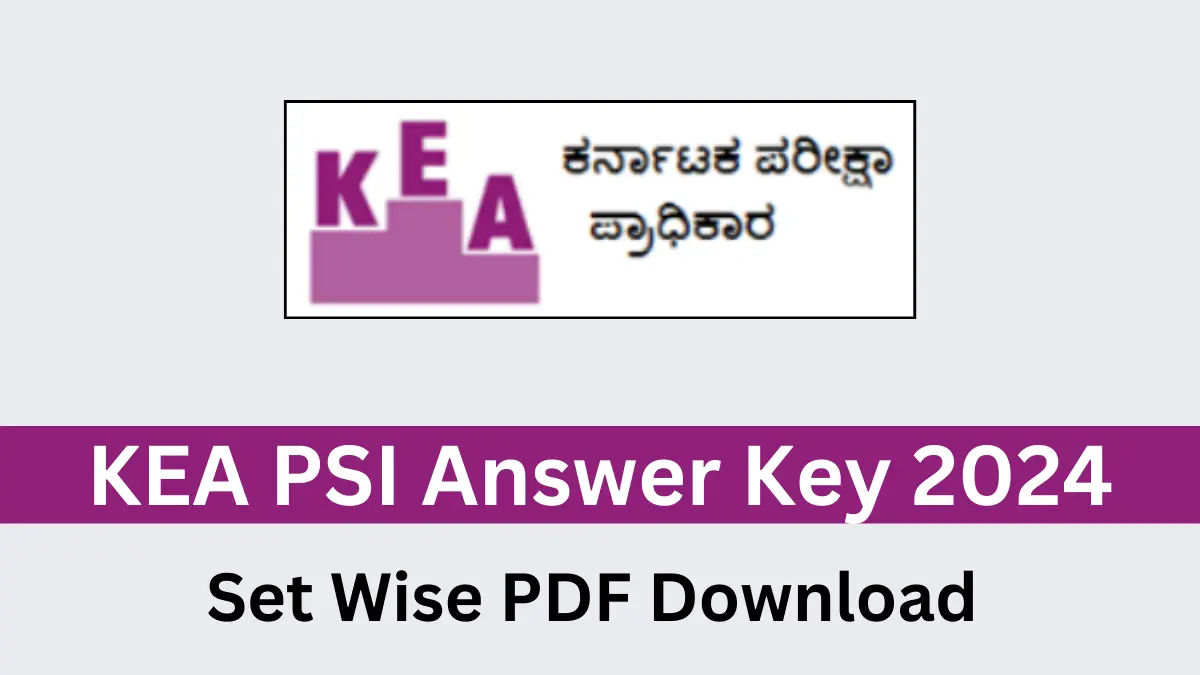 KEA PSI Answer Key 2024