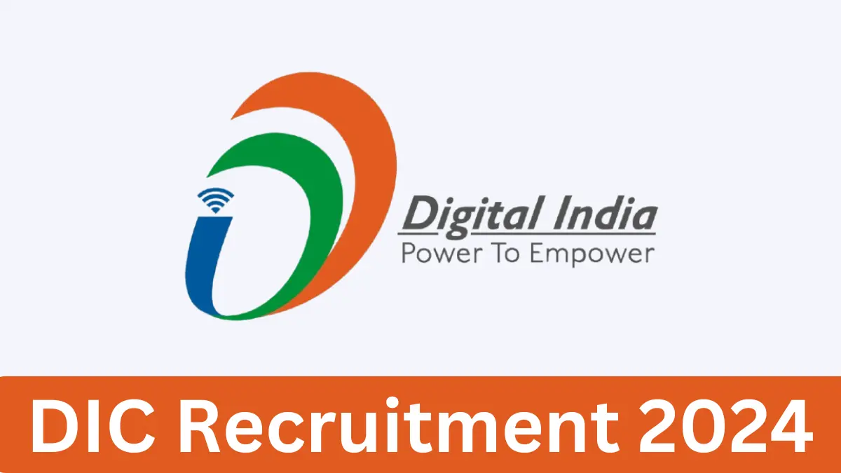 DIC Recruitment 2024 Notification