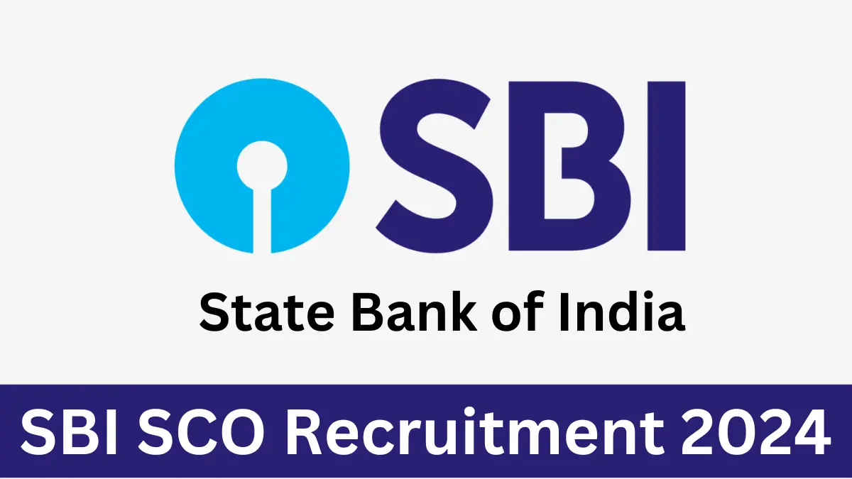 SBI SCO Recruitment 2024 Notification