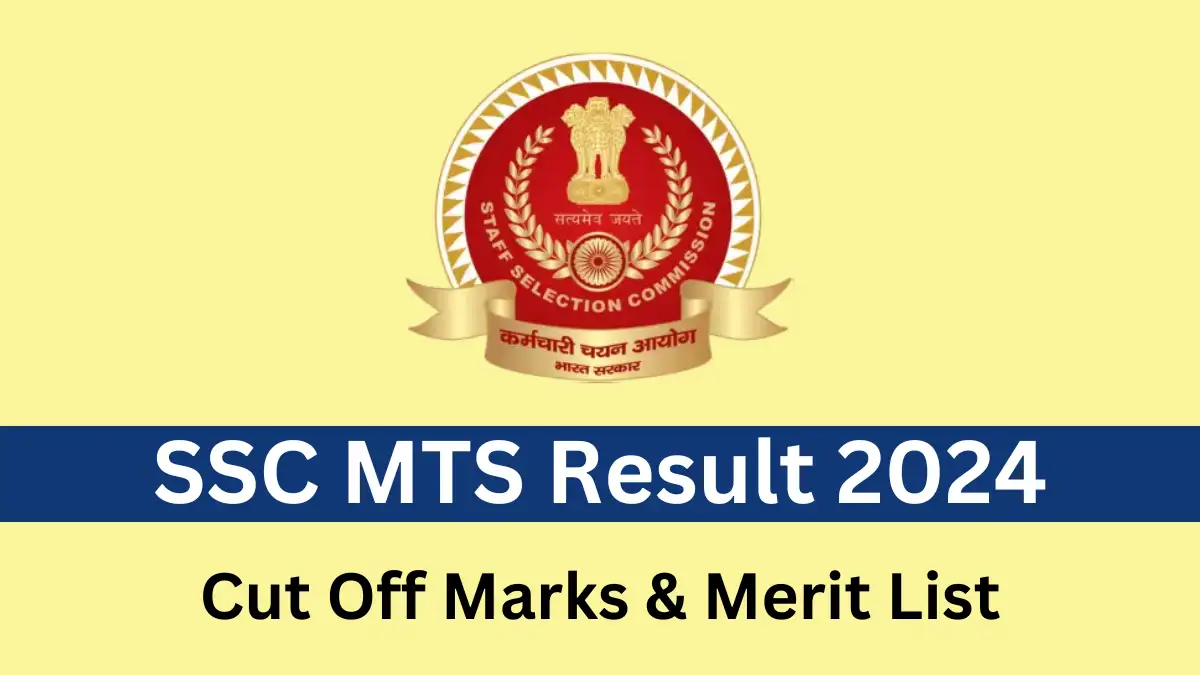 SSC MTS Result 2024 Date